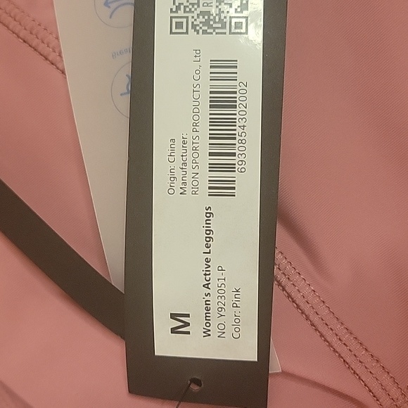 NWT Pink Active Reflective Leggings - Picture 10 of 16